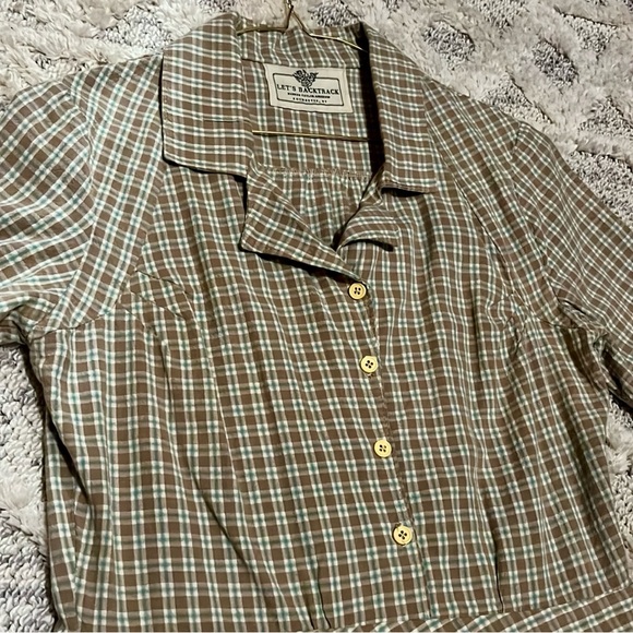 Lets Backtrack Dress Vintage Handmade | Cottage-core - Picture 2 of 6